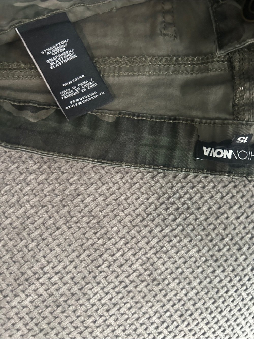 Hollywood Camo Distressed Cargo Pants | Women’s | Streetwear | Y2K Green - Picture 3 of 12